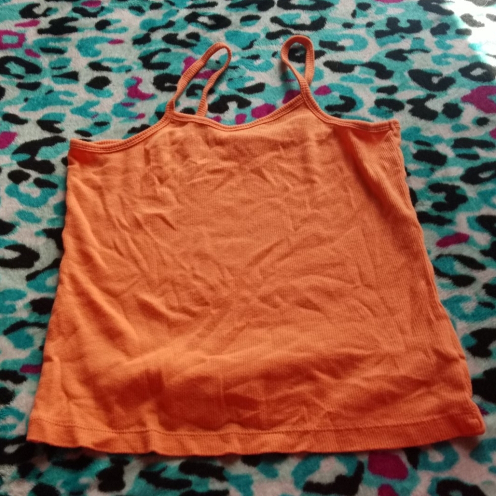 Girls' Orange Faded Glory Tank Top
